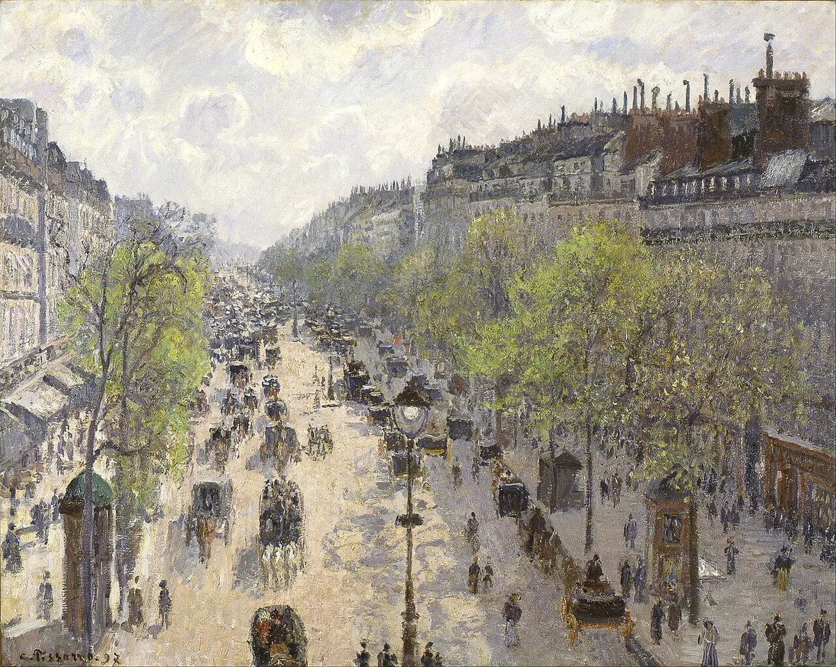 Camille Pissarro - Boulevard Montmartre  Spring - Google Art Project — 2