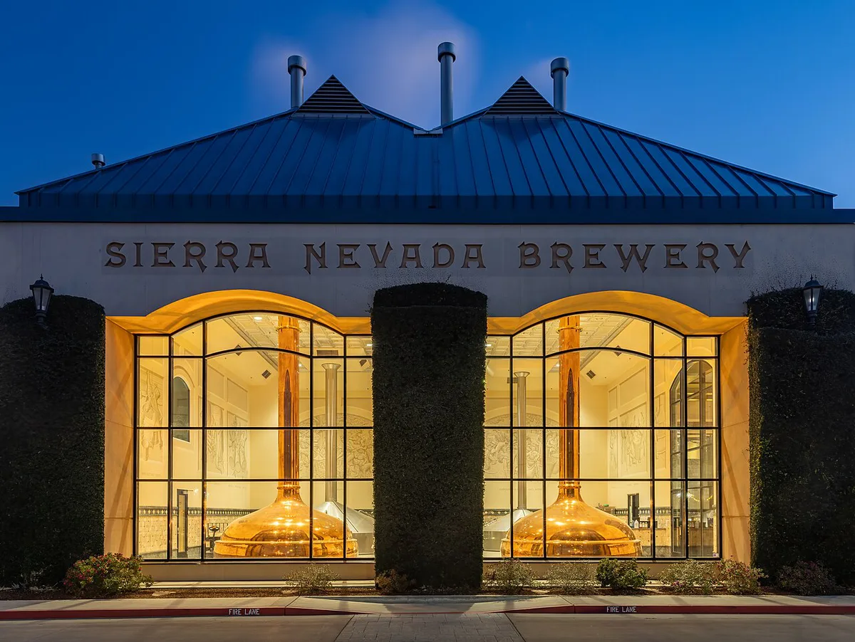 Sierra Nevada Brewery  Chico  during blue hour — 1