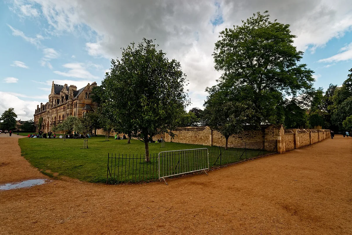 Open meadow and grazing land beside the river in Oxford, United Kingdom — 2