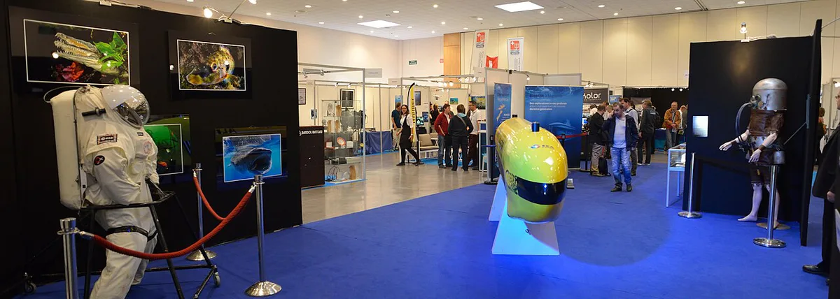 Festival Mondial de l'Image Sous-Marine 2014 - Stand de l'Ifremer (Ifremer 00739-85105 - 41629) — 1