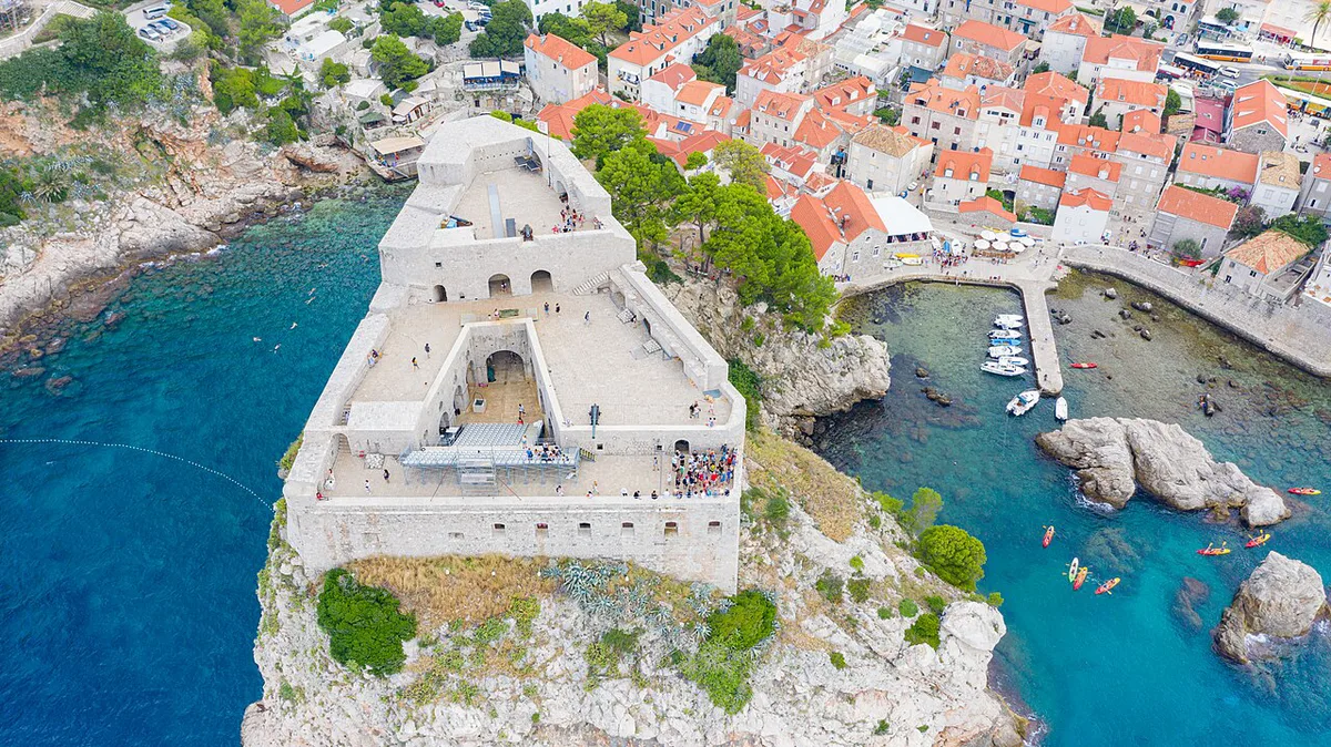Sveti Jakov Beach cove near Dubrovnik Old Town, Croatia — 1