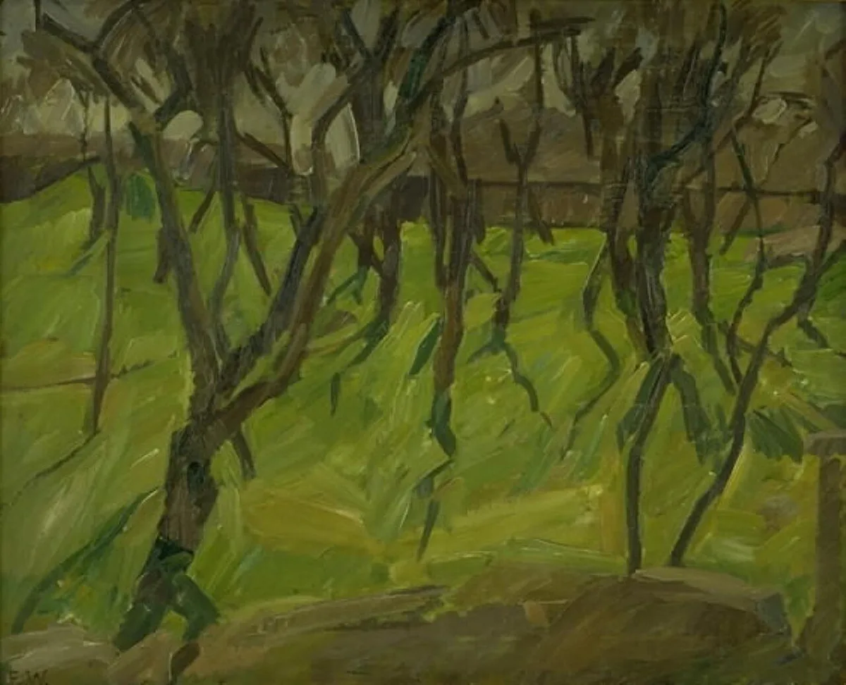 Edvard Weie  Træer på Christianshavns Vold    KMS6944  Statens Museum for Kunst — 1