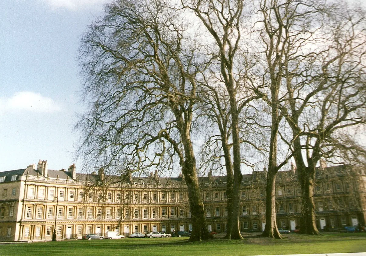 Historic Georgian streetscape in Bath, United Kingdom — 1