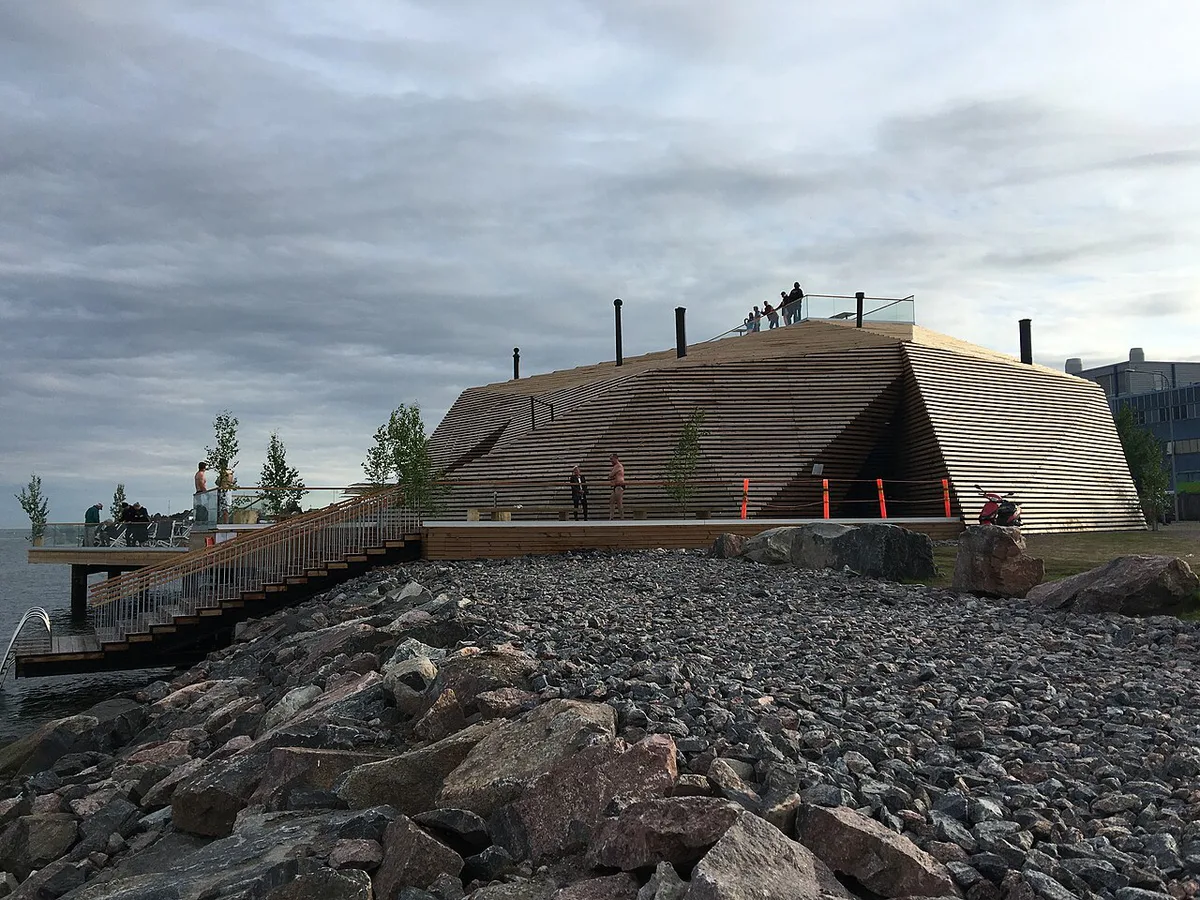 Wood-heated public sauna building in Helsinki, Finland — 2