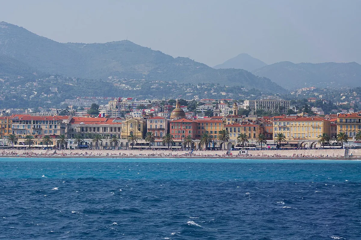 Landmarks on a one-day route through Nice, France — 2