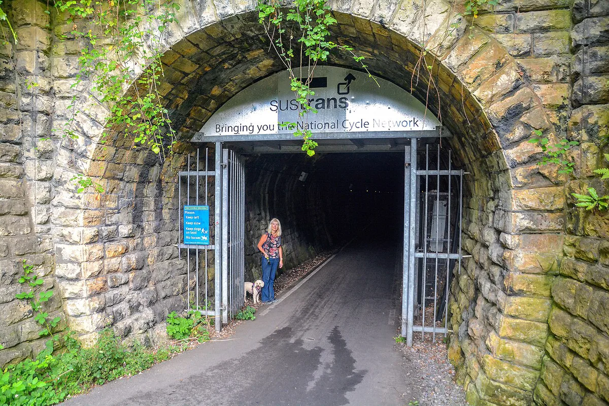 Combe Down Tunnel on the Two Tunnels Greenway near Bath, United Kingdom — 2